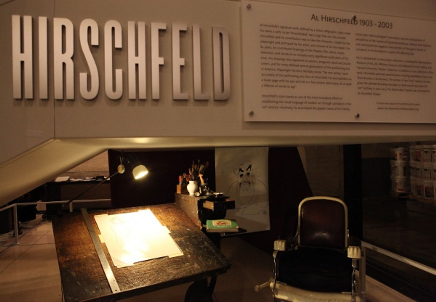 Photo Coverage: NYPL Unveils Al Hirschfeld Installation  Image