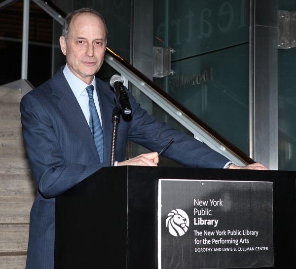 Dr. Paul Lecleric, President of New York Public Library attends the reception and unv Photo