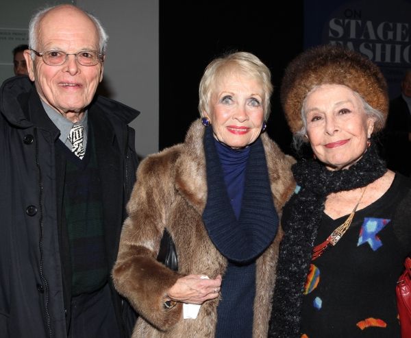 Dick Moore & Jane Powell & Marge Champion attends the reception and unveiling for the Photo