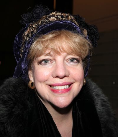 KT Sullivan attends the reception and unveiling for the Al Hirschfeld permanent insta Photo