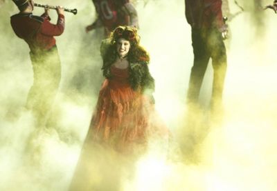 The glee club performs in a special episode of GLEE airing after SUPER BOWL XLV on Su Photo