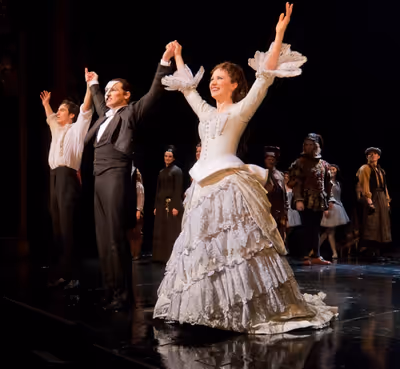 Sean MacLaughlin, Hugh Panaro, and Sara Jean Ford Photo