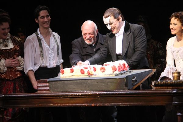 Sean MacLaughlin, Harold Prince, and Hugh Panaro Photo