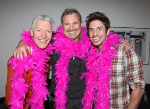 Tony Sheldon & Garry McQuinn & Nick Adams attending the Broadway Original Cast Recording of 'Priscilla Queen Of The Desert - The Musical' in New York City. @ BroadwayWorld Tony Sheldon & Garry McQuinn & Nick Adams attending the Broadway Original Cast Record Photo