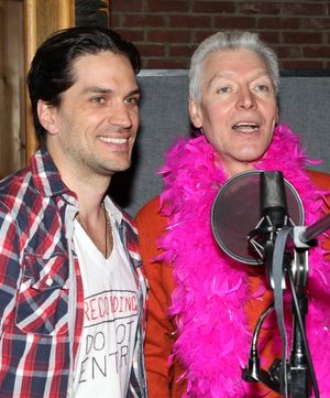 Will Swenson & Tony Sheldon attending the Broadway Original Cast Recording of 'Priscilla Queen Of The Desert - The Musical' in New York City. @ BroadwayWorld Will Swenson & Tony Sheldon attending the Broadway Original Cast Recording of 'Prisci Photo