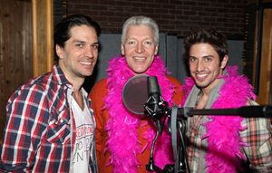 Will Swenson & Tony Sheldon & Nick Adams attending the Broadway Original Cast Recording of 'Priscilla Queen Of The Desert - The Musical' in New York City. @ BroadwayWorld Will Swenson & Tony Sheldon & Nick Adams attending the Broadway Original Cast Recordi Photo
