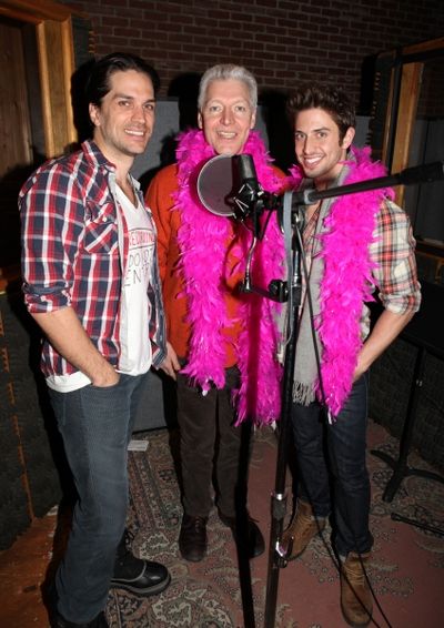 Will Swenson & Tony Sheldon & Nick Adams attending the Broadway Original Cast Recordi Photo