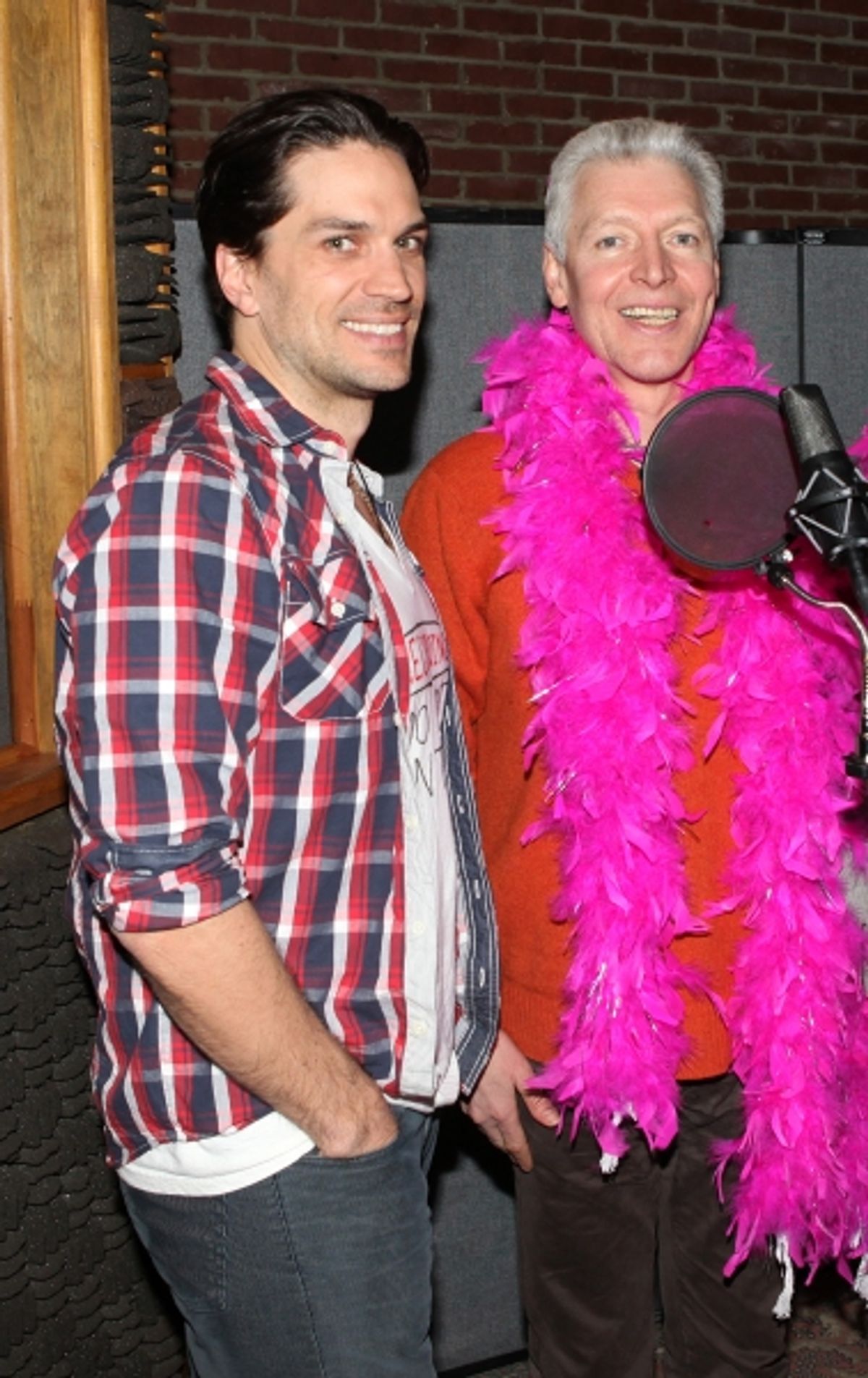 Will Swenson attending the Broadway Original Cast Recording of 'Priscilla Queen Of The Desert - The Musical'  in New York City. at 