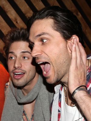 Nick Adams & Will Swenson attending the Broadway Original Cast Recording of 'Priscilla Queen Of The Desert - The Musical' in New York City. @ BroadwayWorld Nick Adams & Will Swenson attending the Broadway Original Cast Recording of 'Priscill Photo