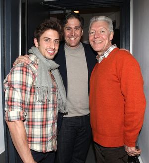 Nick Adams, Nick Scandalios & Tony Sheldon attending the Broadway Original Cast Recording of 'Priscilla Queen Of The Desert - The Musical' in New York City. @ BroadwayWorld Nick Adams, Nick Scandalios & Tony Sheldon attending the Broadway Original Cast Recor Photo