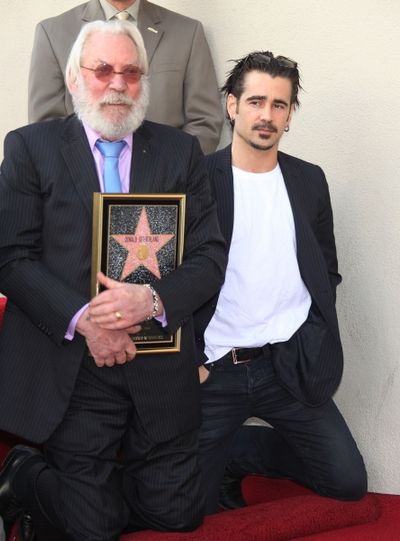 Colin Farrell joins as Walk of Fame Honors Donald Sutherland with a star in Hollywood Photo