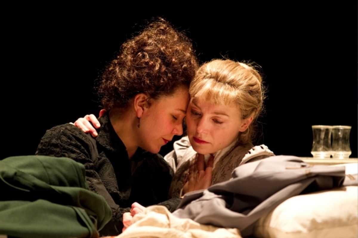 Maggie Gyllenhaal and Juliet Rylance at 