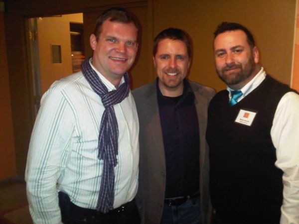 Michael Mulhern with Michael Strickler (Executive Director) and Warren Sherrill (Arti Photo