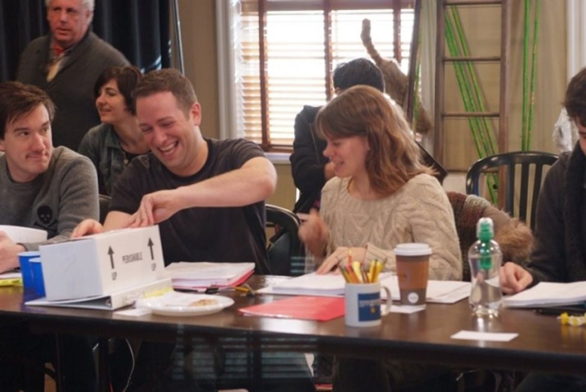 David Rossmer, Celia Keenan-Bolger at 