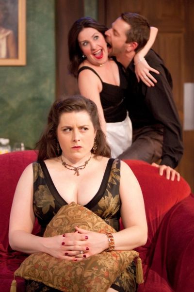 Haley Johnson (front) Missy Moore & Christian Mast (back) Photo