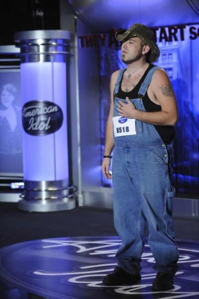 AMERICAN IDOL: Matt Dillard, 27, from Ashland City, TN. performs in front of the judg Photo