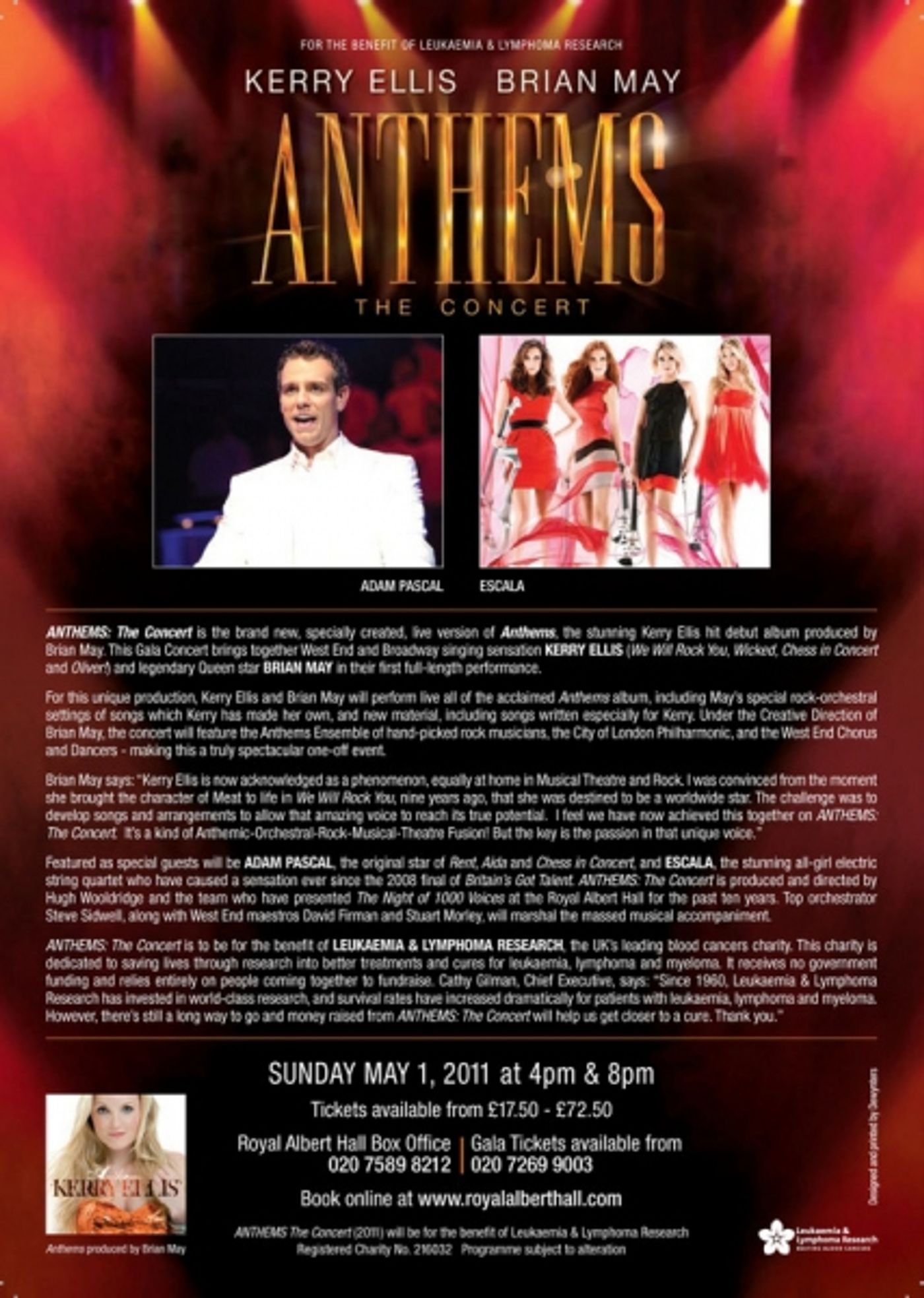 Photo Flash: Kerry Ellis and Brian May in ANTHEMS: The Concert  Image