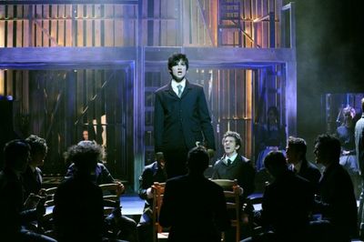 Aleksa Kurbalija and the Spring Awakening Company Photo