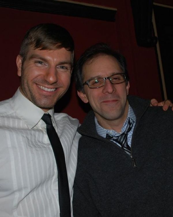 Karl Warden (UPS Man) and Director John Rando Photo