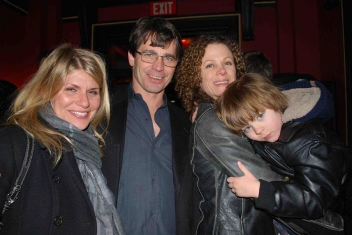 Jodie Moore (Musical Director), Scott Wise (Choreographer), Elizabeth Parkinson (Associate Choreographer), and their son at 