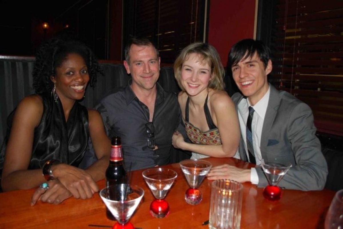 Rosa Curry (Jenny), Tony Cloer, Jill Paice (Afton), and Michael Sazonov at 