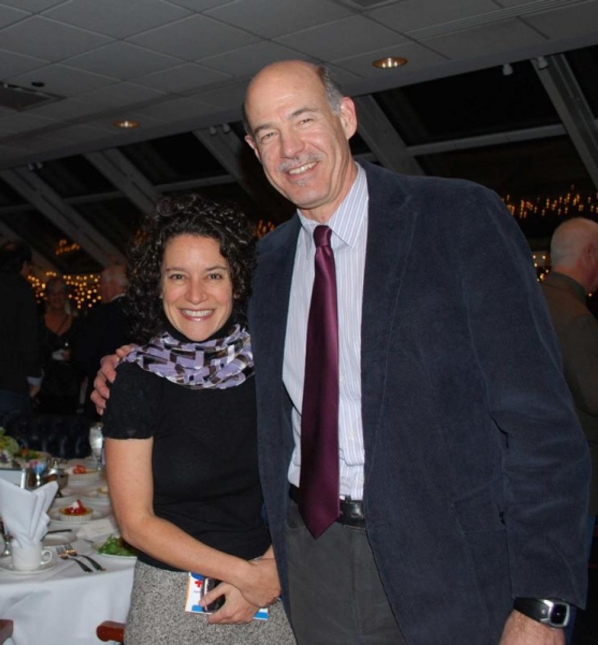 Susan Mindell (Levine Plotkin) and David Riemer (Producer) at 