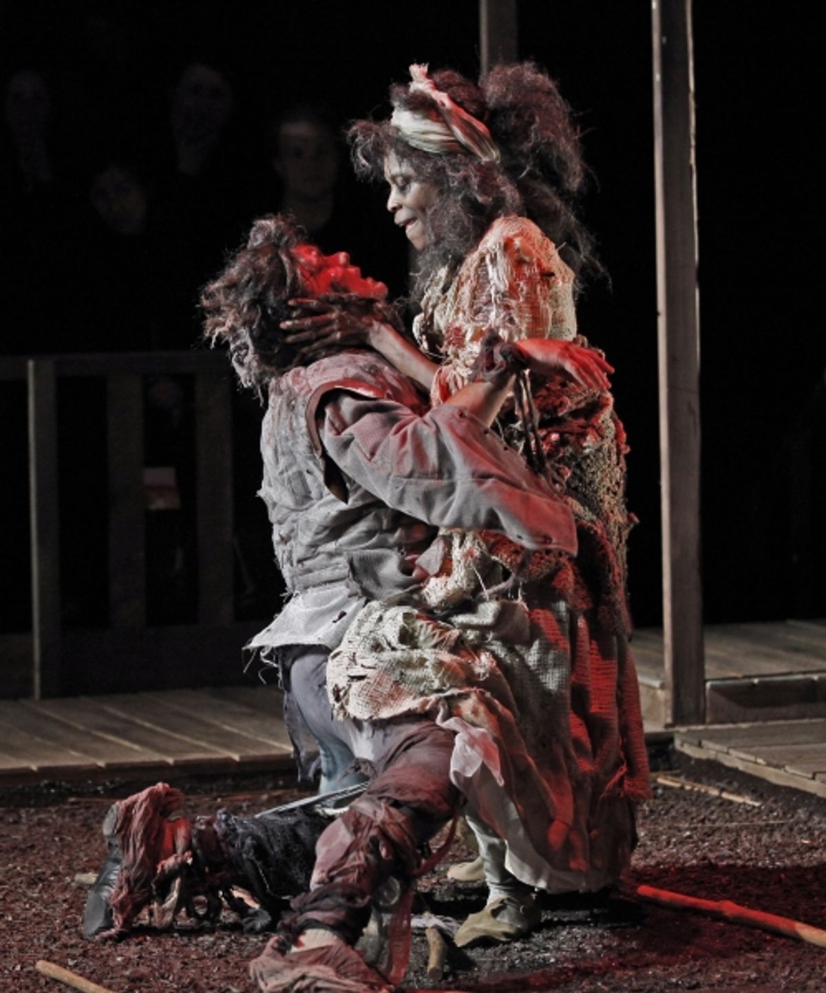 Derek Smith, Charlayne Woodard at 