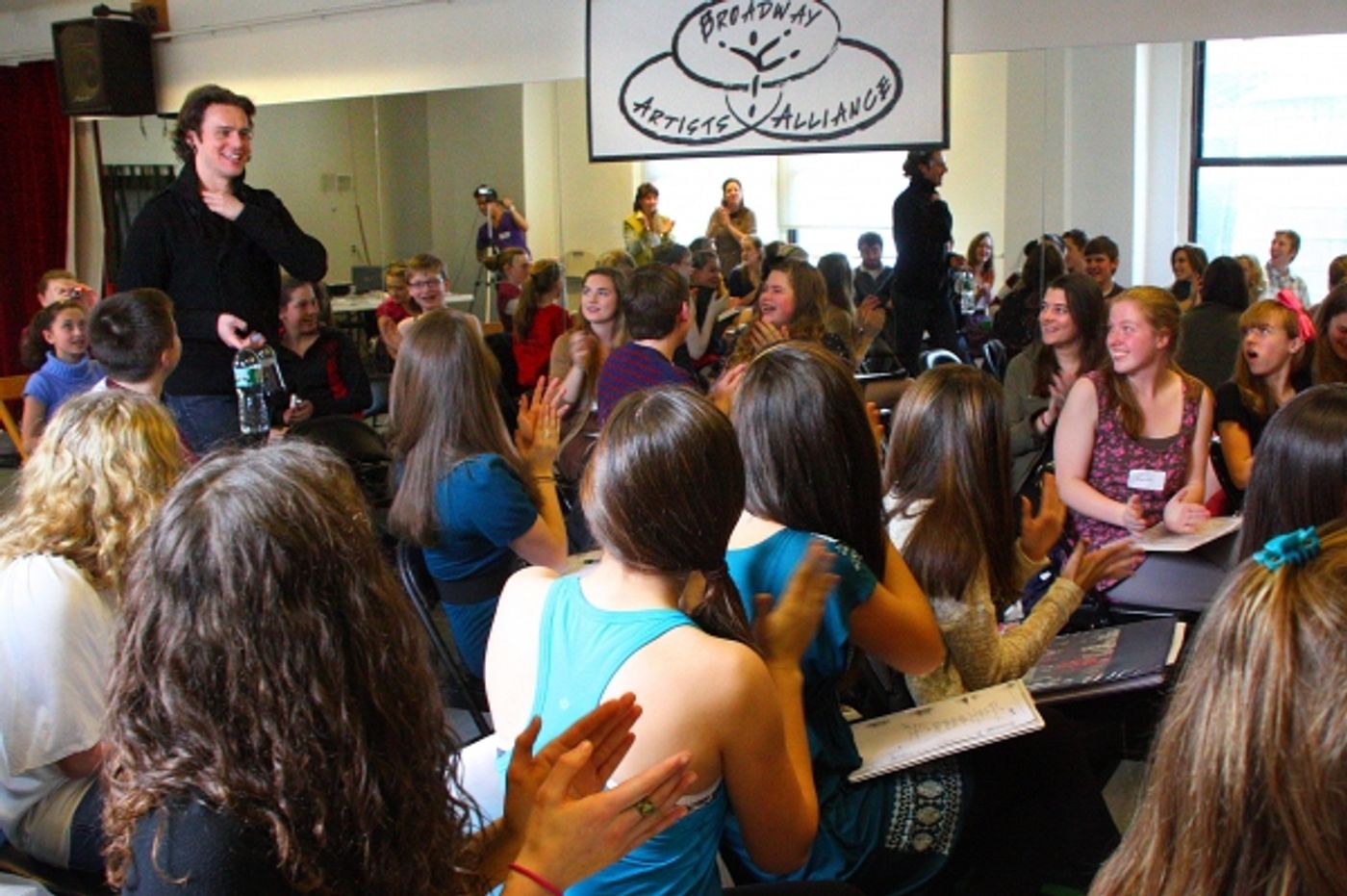 Photo Flash: Jonathan Groff at Broadway Artists Alliance  Image