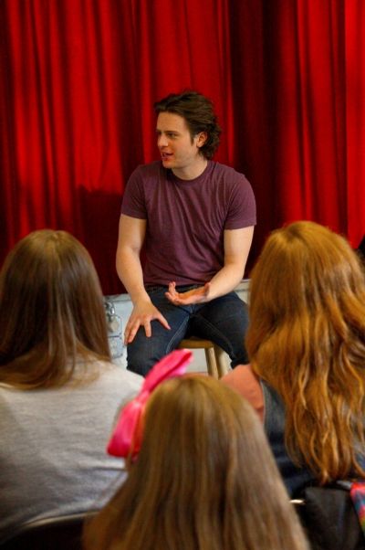 Jonathan Groff at Broadway Artists Alliance Photo