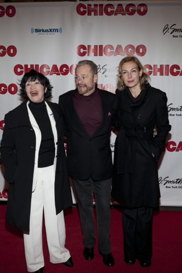Chita Rivera, Barry Weissler and Uta Lemper Photo