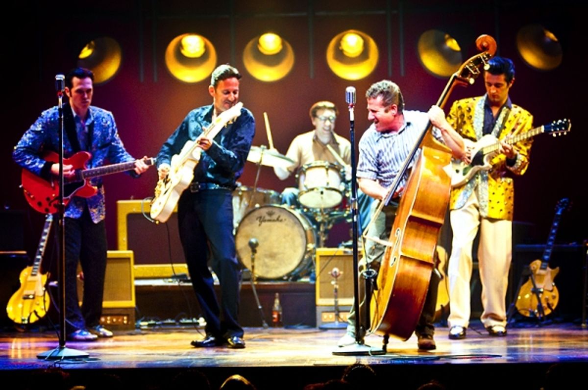 Lee Rocker & the cast of Million Dollar Quartet at 