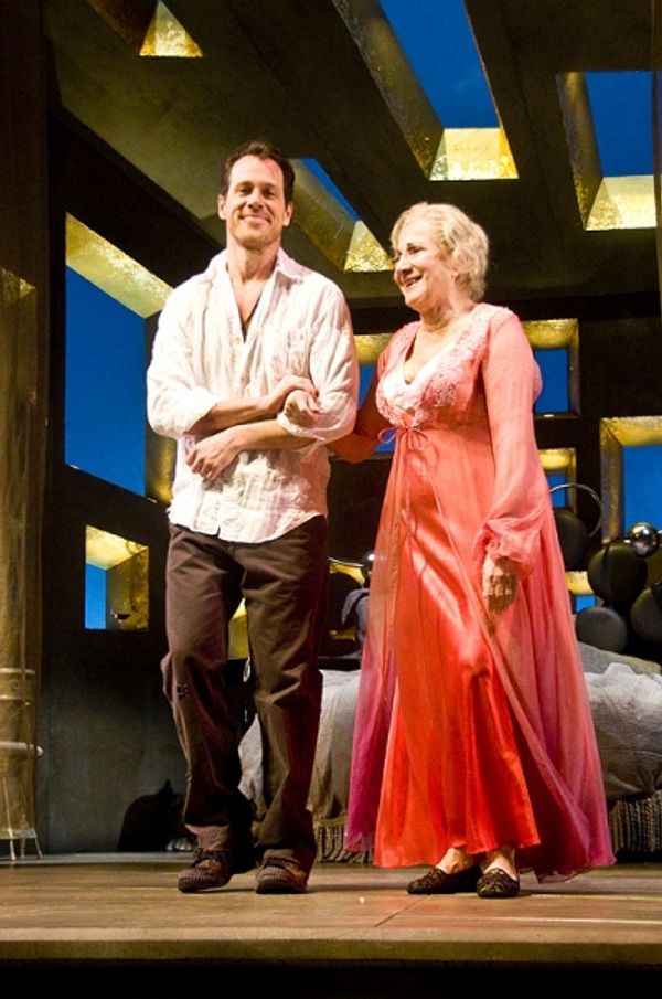 Darren Pettie & Olympia Dukakis Photo