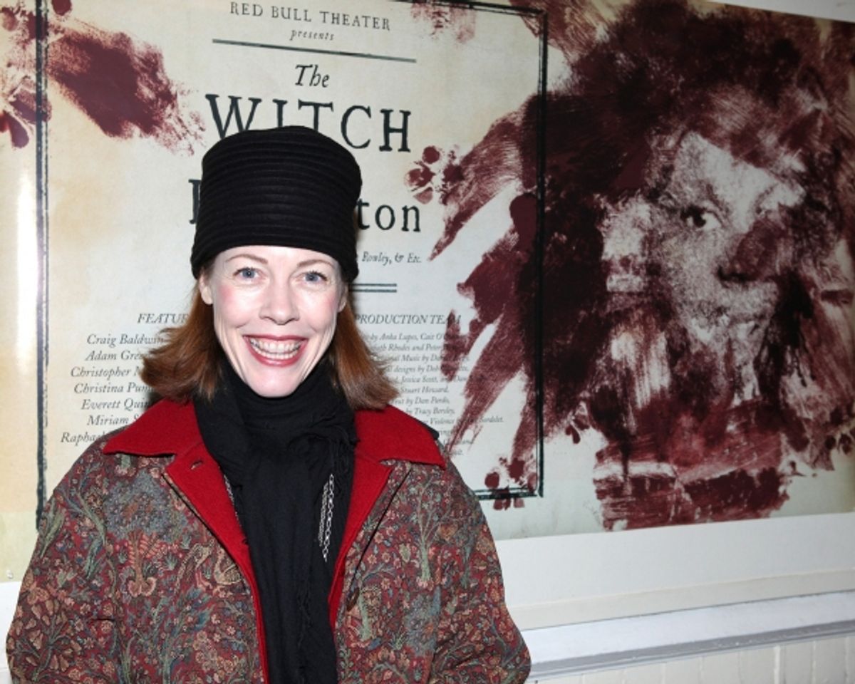 Veanne Cox attending the Red Bull Theatre Revival of 'The Witch Of Edmonton' at Theatre at St. Clement's in New York City. at 