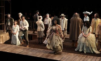 Ensemble cast featuring Justin Blanchard & Charlayne Woodard during the Curtain Call  Photo