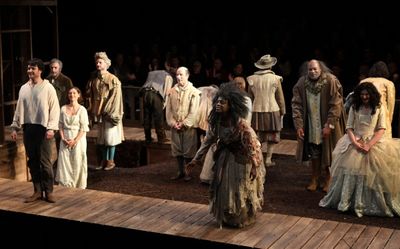 Ensemble cast featuring Justin Blanchard, Everett Quinton, Charlayne Woodard, Raphael Photo