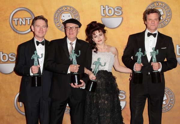 Geoffrey Rush, Helena Bonham Carter, Colin Firth Photo