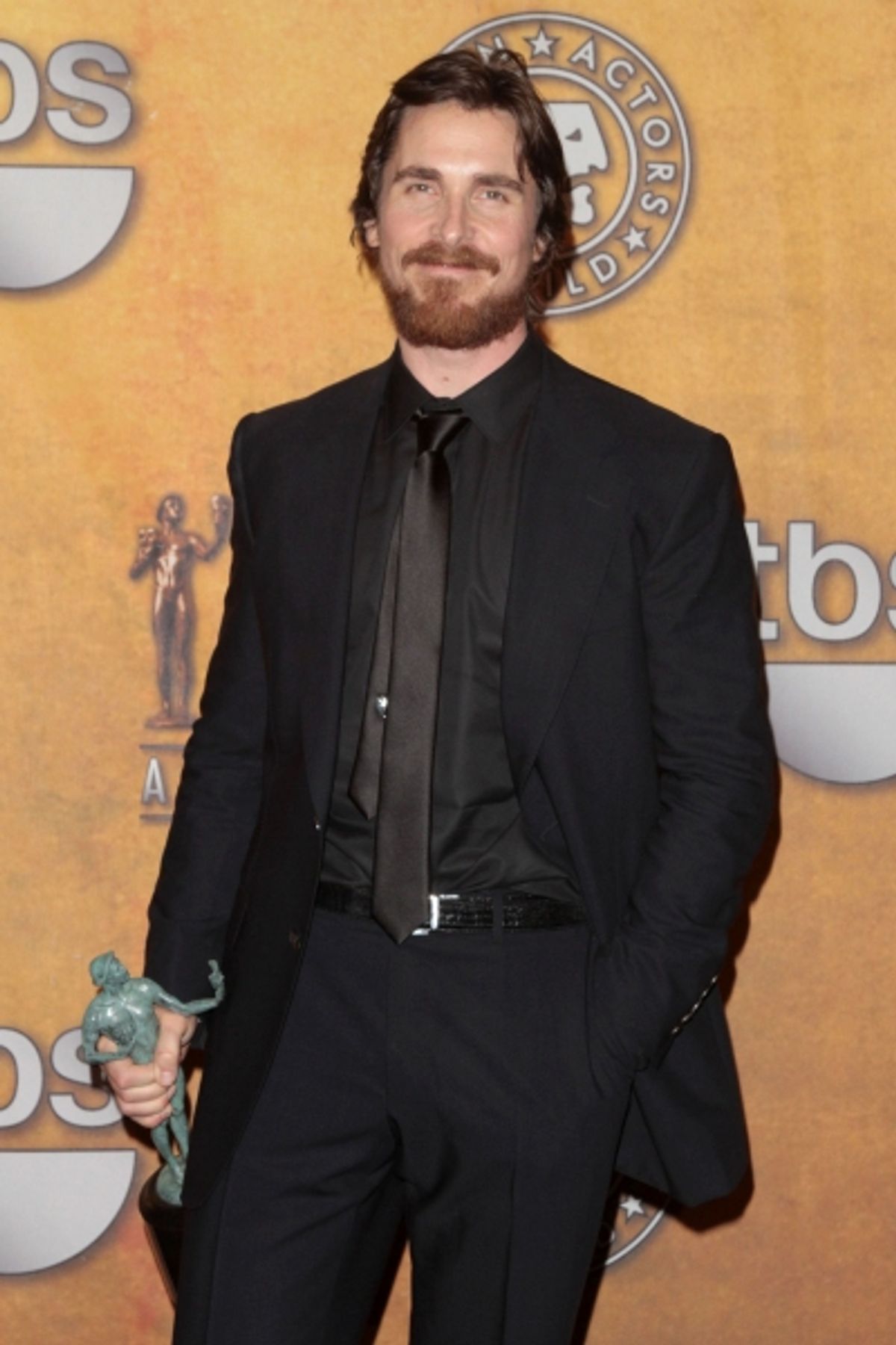 Christian Bale pictured at the 17th Annual Screen Actors Guild Awards held at The Shrine Auditorium in Los Angeles, California on January 30, 2011.  Ã¯Â�&iquest;Â½ RD / Orchon / Retna Digital. *** Local Caption ***   at 