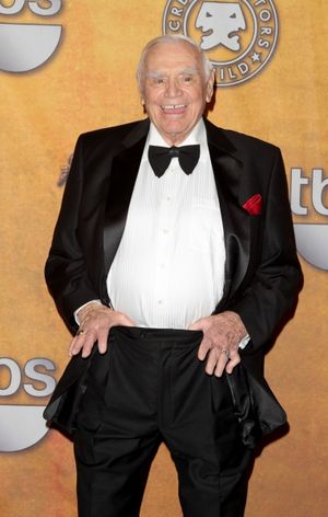 Ernest Borgnine pictured at the 17th Annual Screen Actors Guild Awards Press Room hel Photo