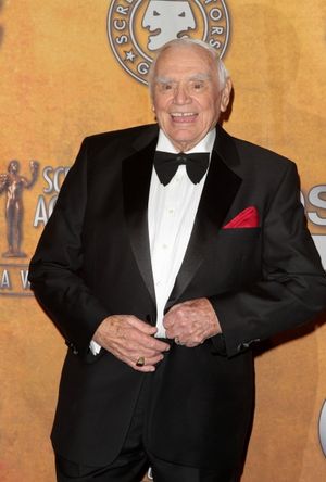 Ernest Borgnine pictured at the 17th Annual Screen Actors Guild Awards Press Room hel Photo
