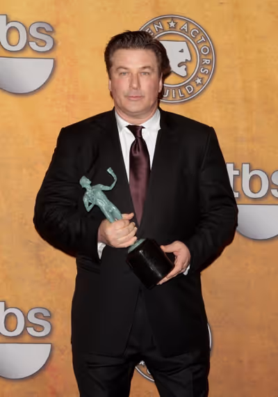 Alec Baldwin pictured at the 17th Annual Screen Actors Guild Awards Press Room held a Photo