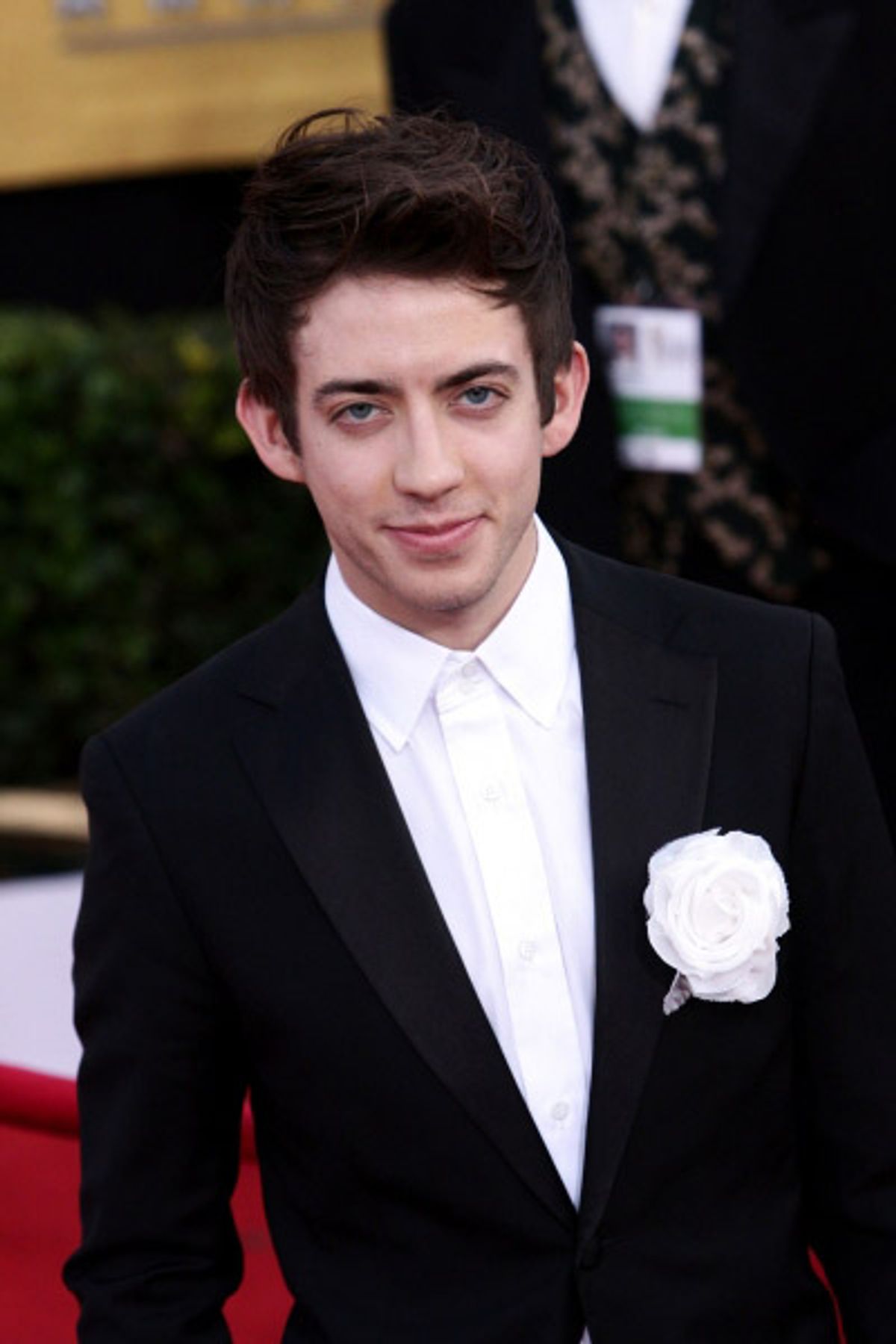 Kevin McHale pictured at the 17th Annual Screen Actors Guild Awards held at The Shrine Auditorium in Los Angeles, California on January 30, 2011 at 