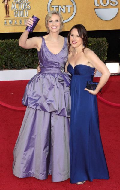 Jane Lynch pictured at the 17th Annual Screen Actors Guild Awards held at The Shrine  Photo