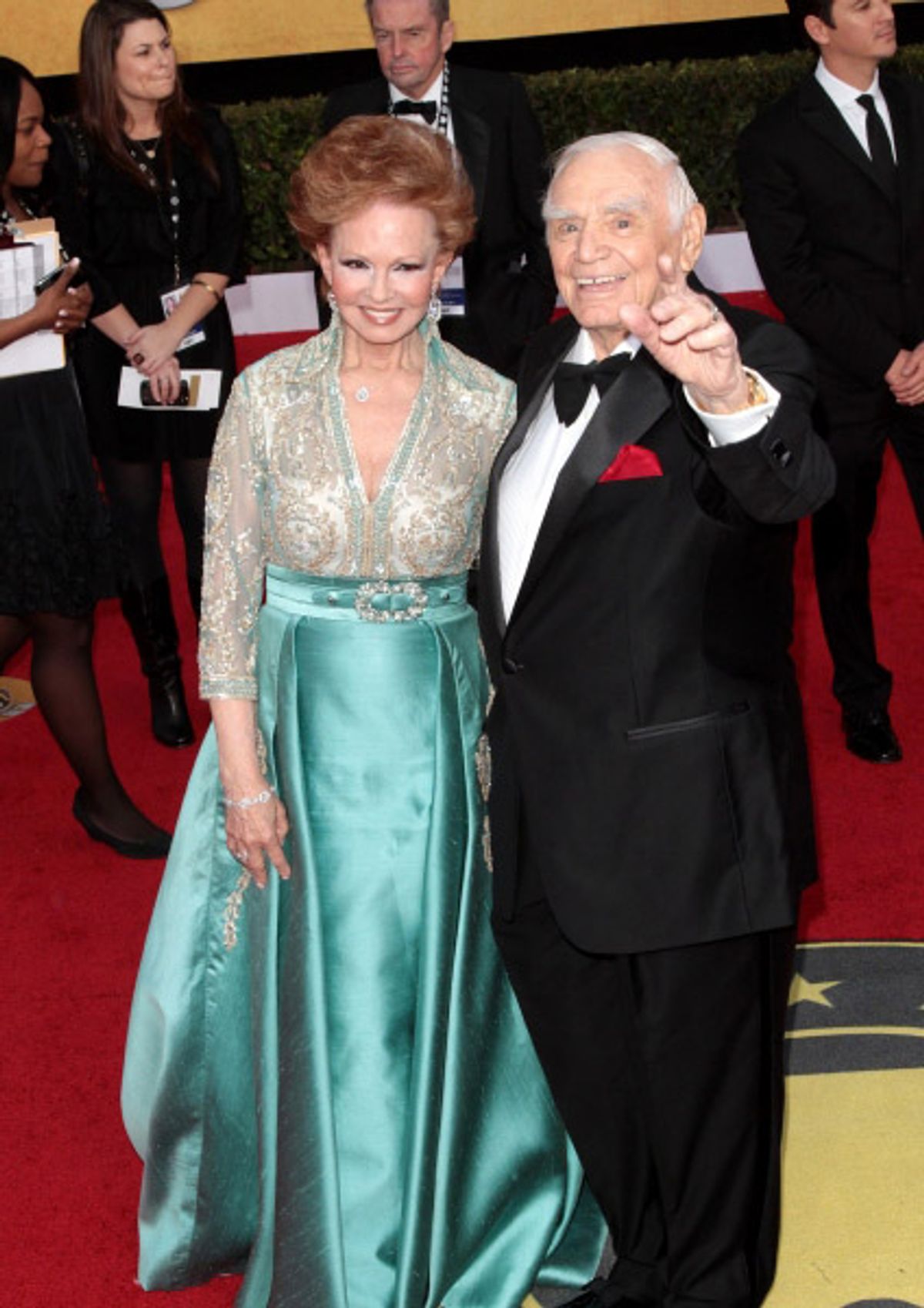 Ernest Borgnine pictured at the 17th Annual Screen Actors Guild Awards held at The Shrine Auditorium in Los Angeles, California on January 30, 2011 at 