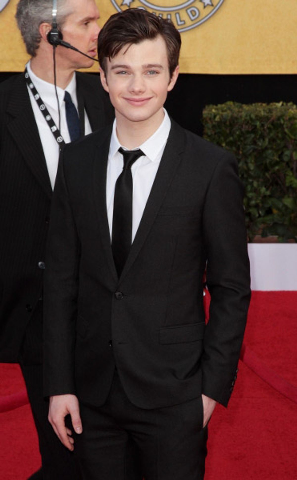 Chris Colfer pictured at the 17th Annual Screen Actors Guild Awards held at The Shrine Auditorium in Los Angeles, California on January 30, 2011 at 