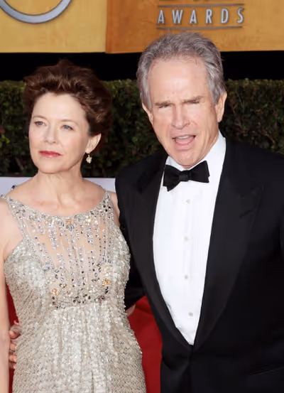 Warren Beatty and Annette Bening pictured at the 17th Annual Screen Actors Guild Awar Photo