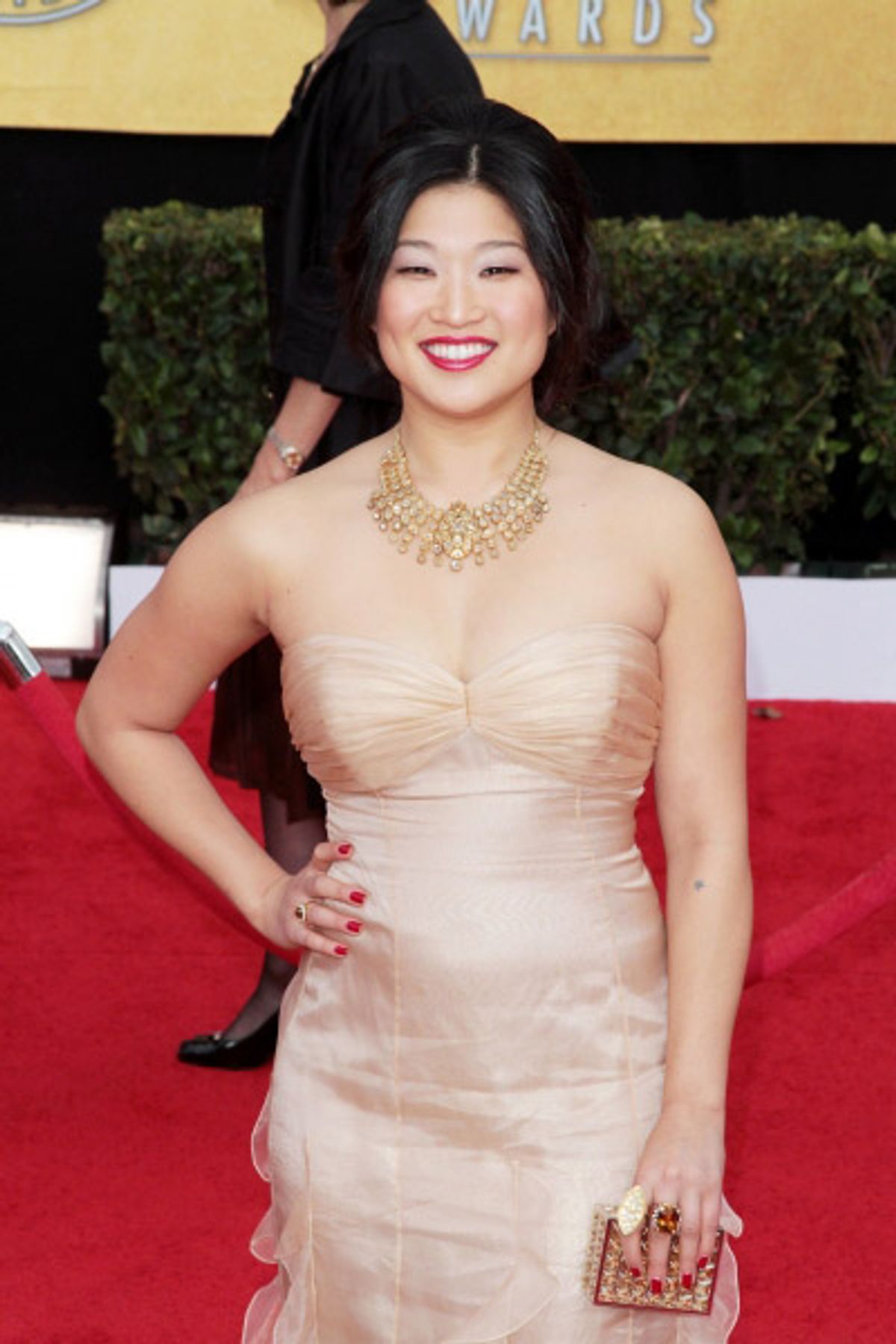 Jenna Ushkowitz pictured at the 17th Annual Screen Actors Guild Awards held at The Shrine Auditorium in Los Angeles, California on January 30, 2011.  Ã¯Â�&iquest;Â½ RD / Orchon / Retna Digital. at 