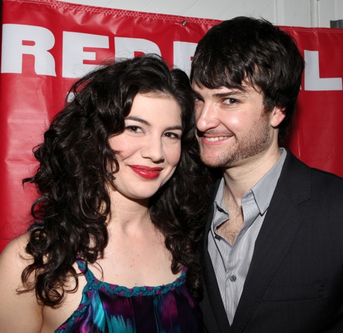 Christina Pumariega & Justin Blanchard attending the After Party for the Red Bull Theatre Revival of 'The Witch Of Edmonton' at Theatre at St. Clement's in New York City. at 