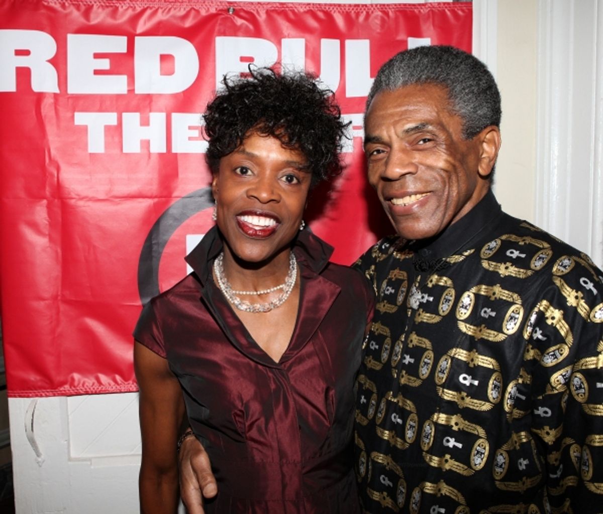 Charlayne Woodard & Andre de Shields attending the After Party for the Red Bull Theatre Revival of 'The Witch Of Edmonton' at Theatre at St. Clement's in New York City. at 