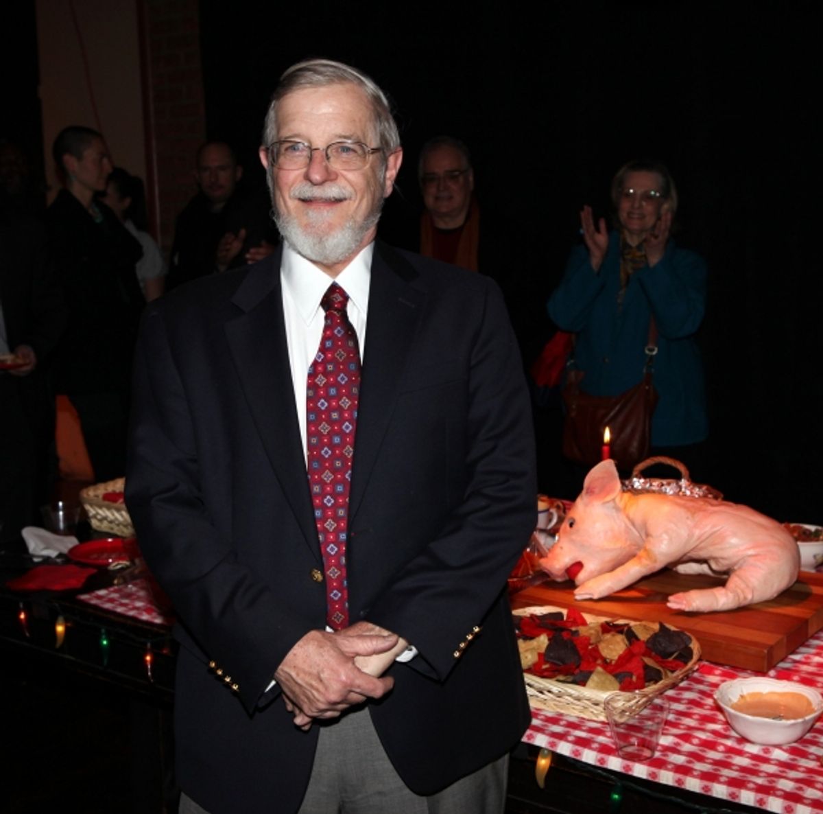 Howard Owens, President of the Red Bull Theater Board of Directors attending the After Party for the Red Bull Theatre Revival of 'The Witch Of Edmonton' at Theatre at St. Clement's in New York City. at 