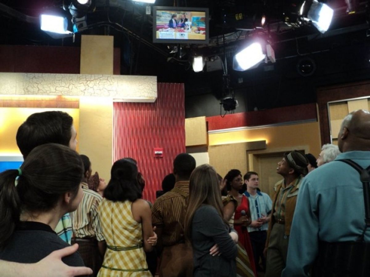  Montego Glover and the cast of Memphis at 